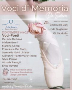 Martina Campi poesia italiana contemporanea, evento Voci di Memoria, Le Voci della Luna